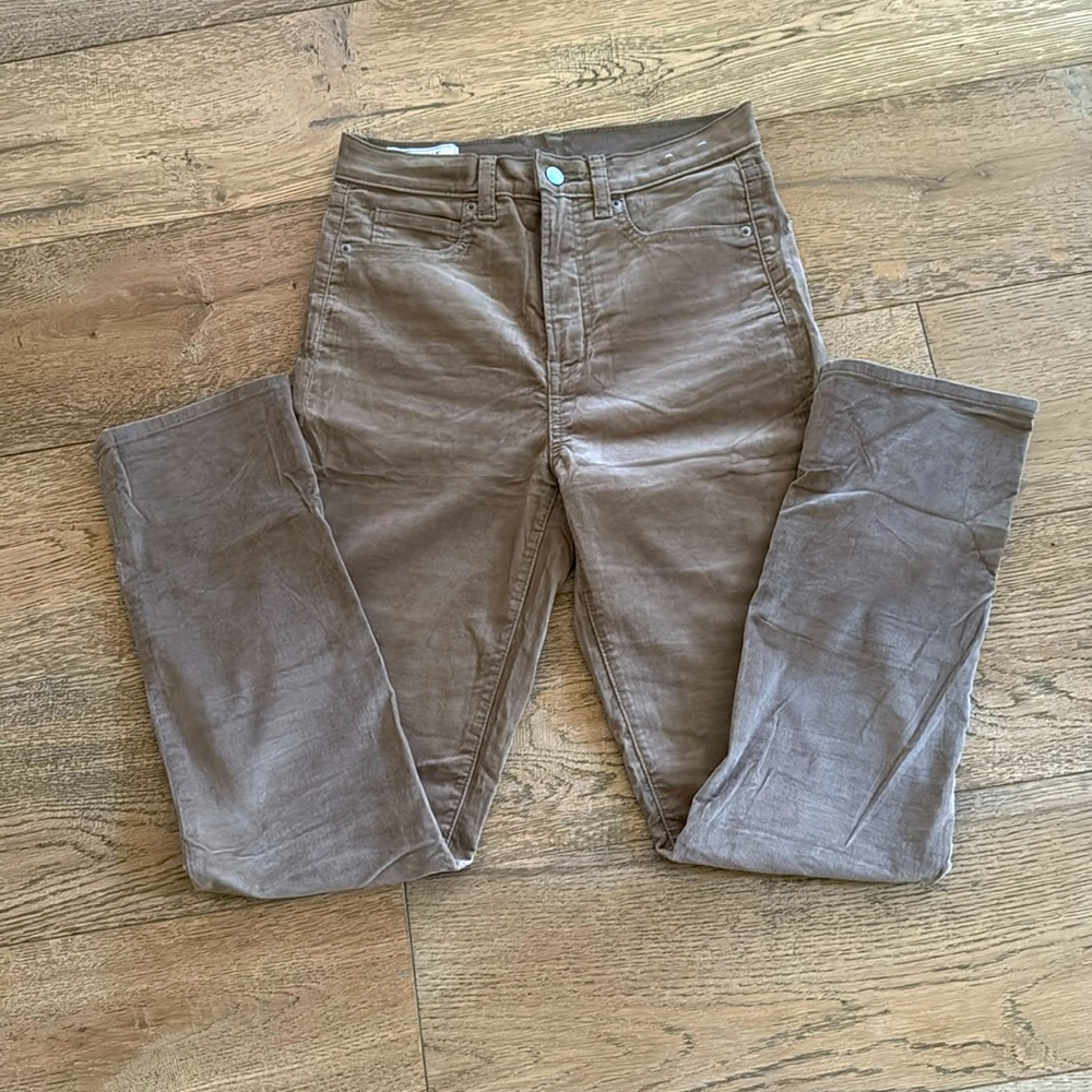 Gap Vintage Slim High Rise Velvet jeans